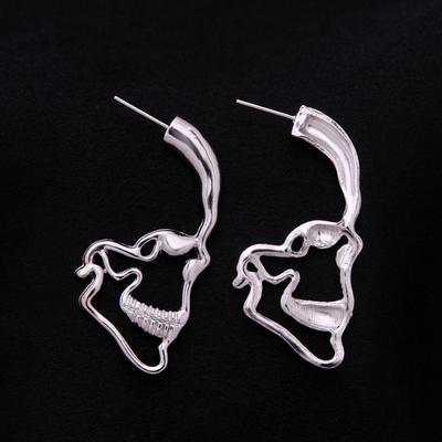 Punk Skull Earrings - Vintage Skull Studs and Dangles
