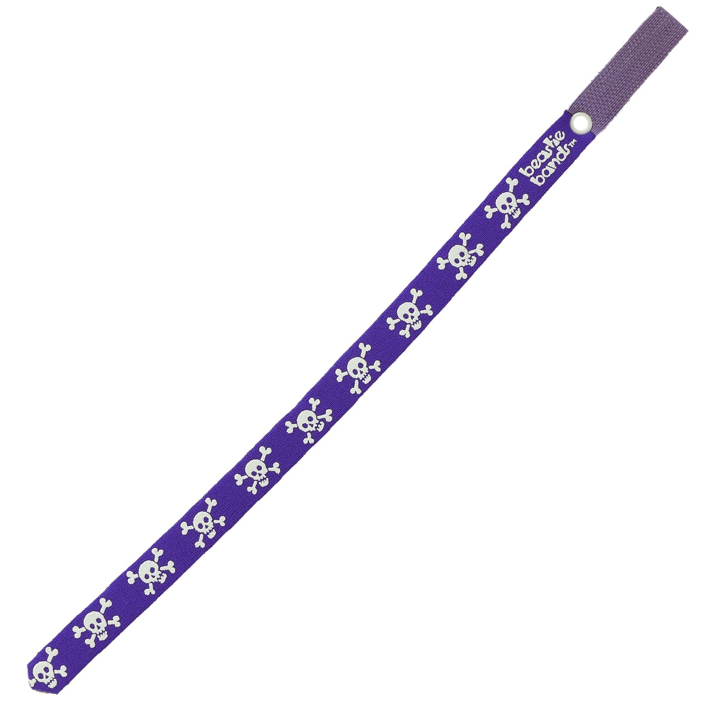 Beastie Bands Beastie Band Cat Collar Skull and Crossbones (Purple)