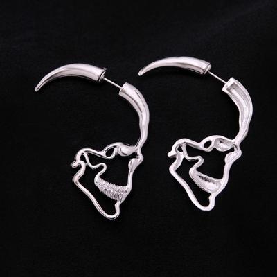 Punk Skull Earrings - Vintage Skull Studs and Dangles