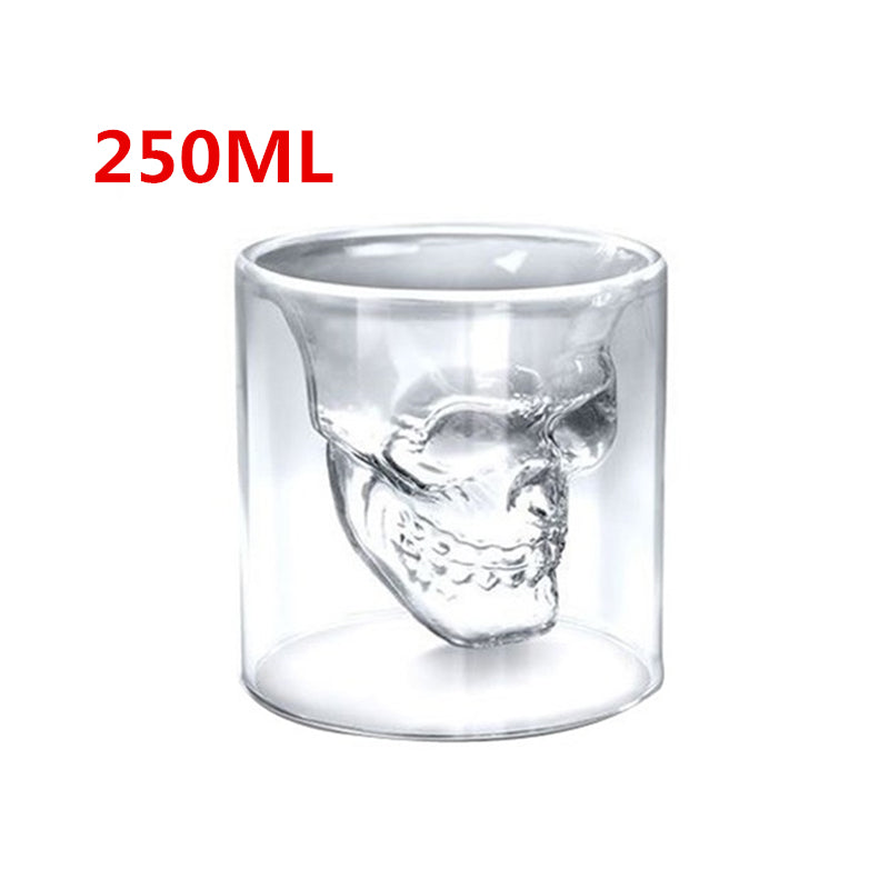 Skull Head Crystal Wine Glass